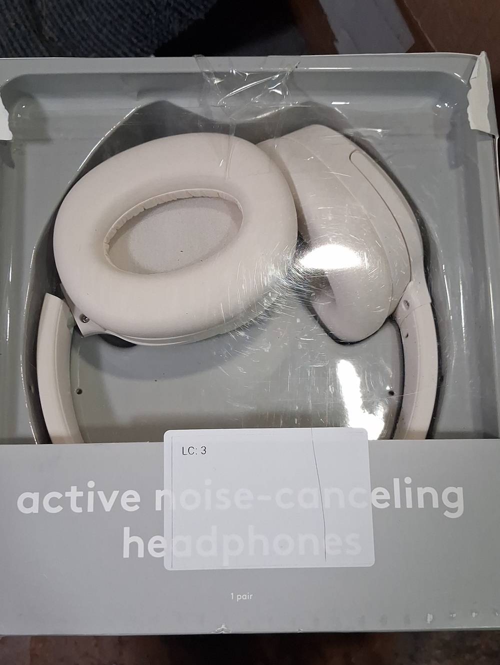 heyday White On-Ear Active Noise-Canceling Headphones